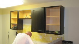 Installing Kitchen Cabinets